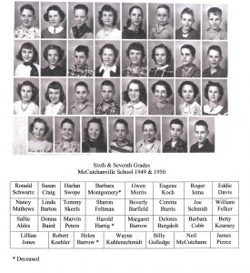 Sixth & Seventh Grades 1949 & 1950
